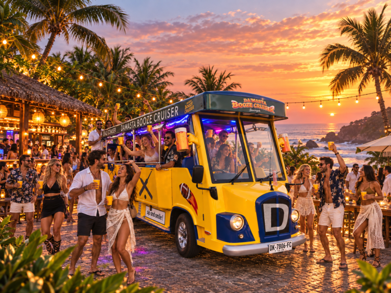 Enjoying Beer on Wheels in Seminyak